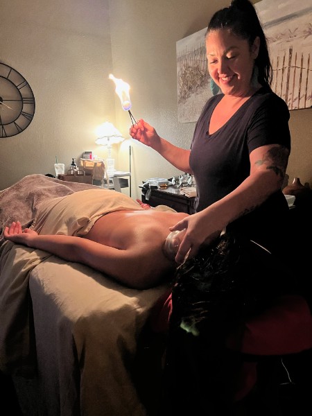Cupping session